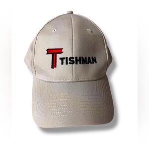 Tishman Gray & Red Baseball Cap Hat